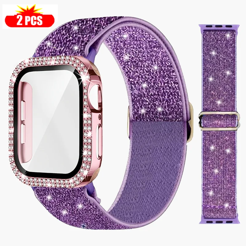 Smartwatch Watch Accessories For Women - Band + hoesje voor Apple Watch