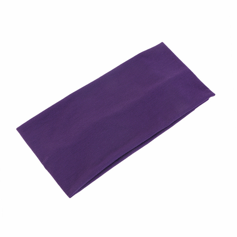 Milanaise Mesh Band - Effen kleur unisex hoofdband Elastisch breed