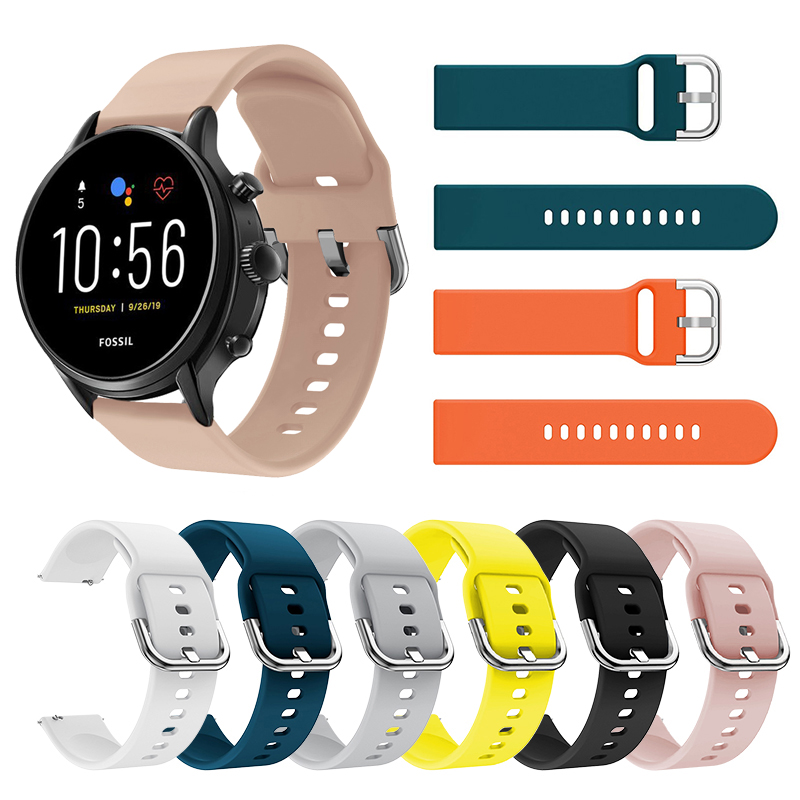 22Mm Siliconen Banden Voor Fos - Fossil Smartwatch Accessories recensie en prijs