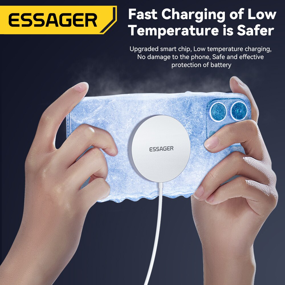 Essager 15W Magnetische Qi Dra - Wireless Charger Watch recensie en prijs