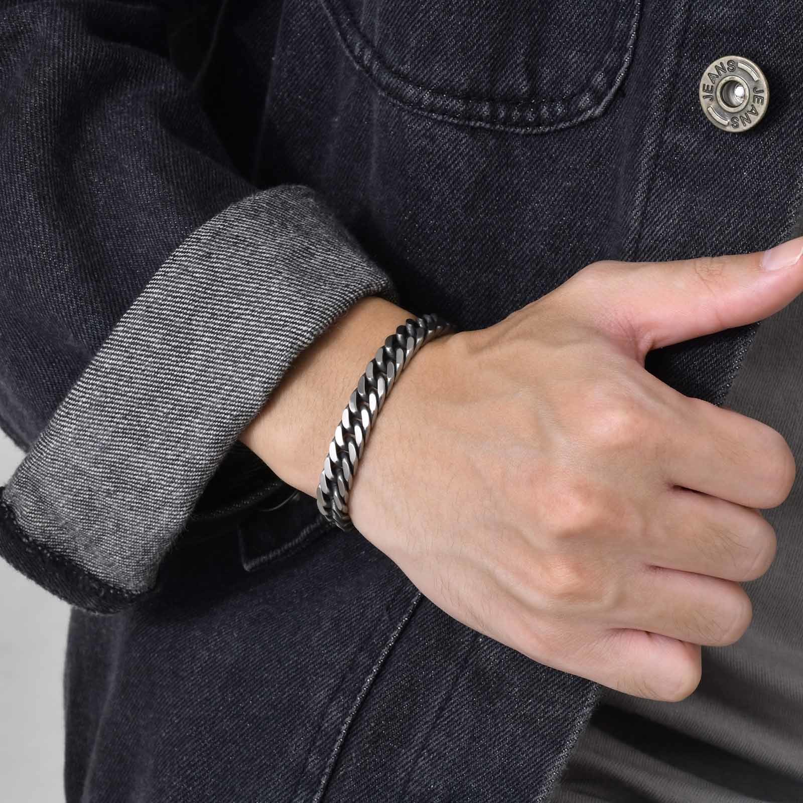 Vnox dikke retro Cubaanse kett - Ceramic Link Bracelet recensie en prijs