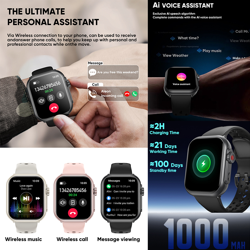 2025Nieuw Voor XIAOMI IOS Horl - Smartwatch X18 recensie en prijs