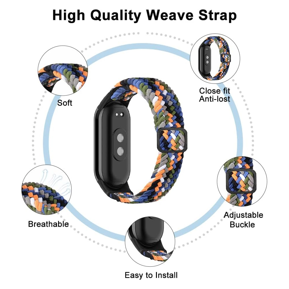 Band voor Xiaomi Mi Band 10 8  - Solo Loop Strap recensie en prijs