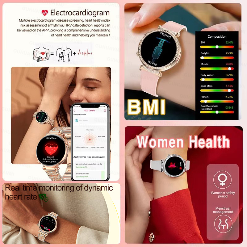 Nieuw 1,27-inch smartwatch voo - Smartwatch Custom recensie en prijs