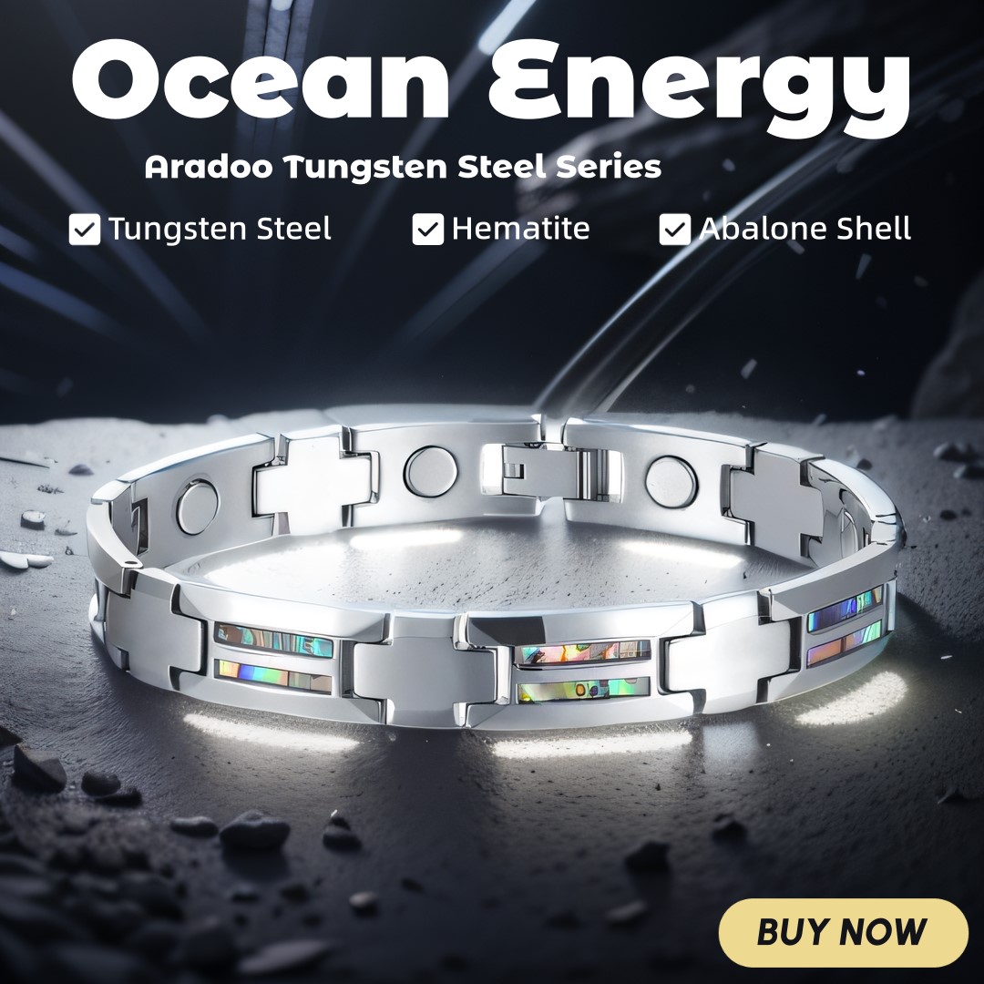 Abalone Shell Wolfraam Stalen  - Ceramic Link Bracelet recensie en prijs