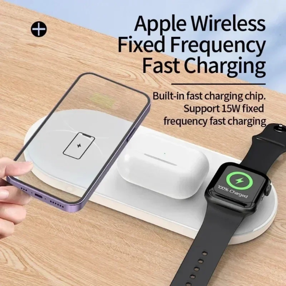 3-in-1 draadloos oplaadstation - Wireless Charger Watch recensie en prijs