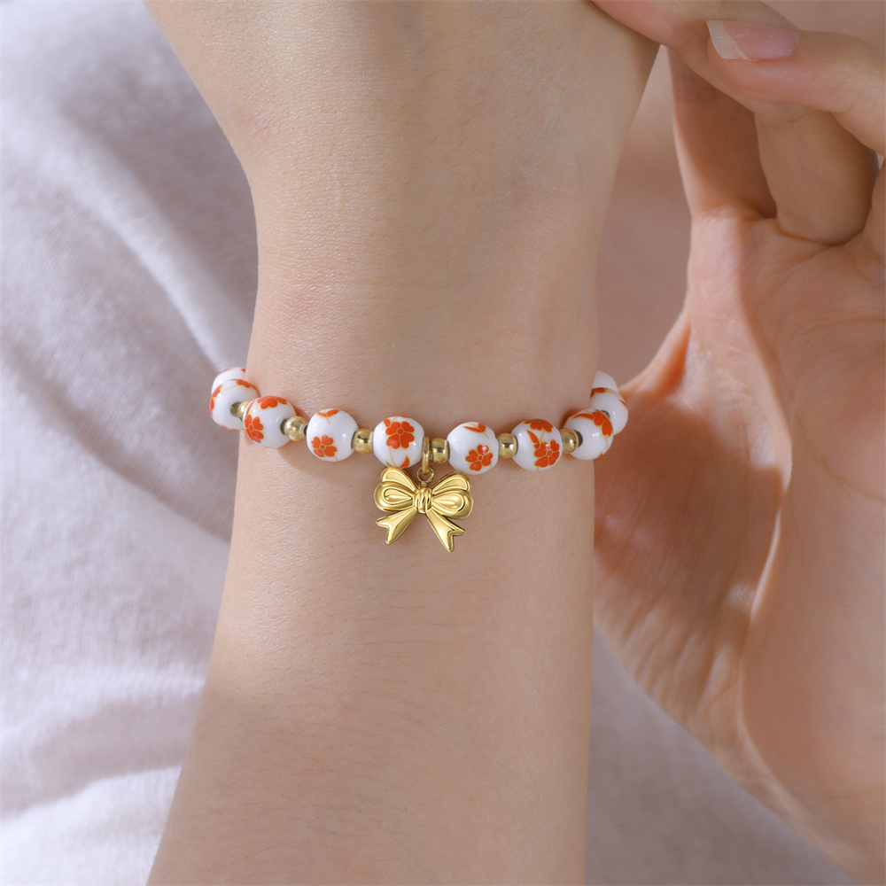 Kleurrijke keramische kralenar - Ceramic Link Bracelet recensie en prijs