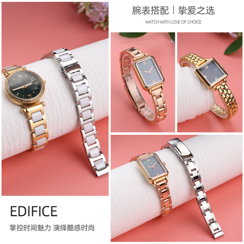 Horlogeband Dames Metaal Stale - Ceramic Link Bracelet recensie en prijs